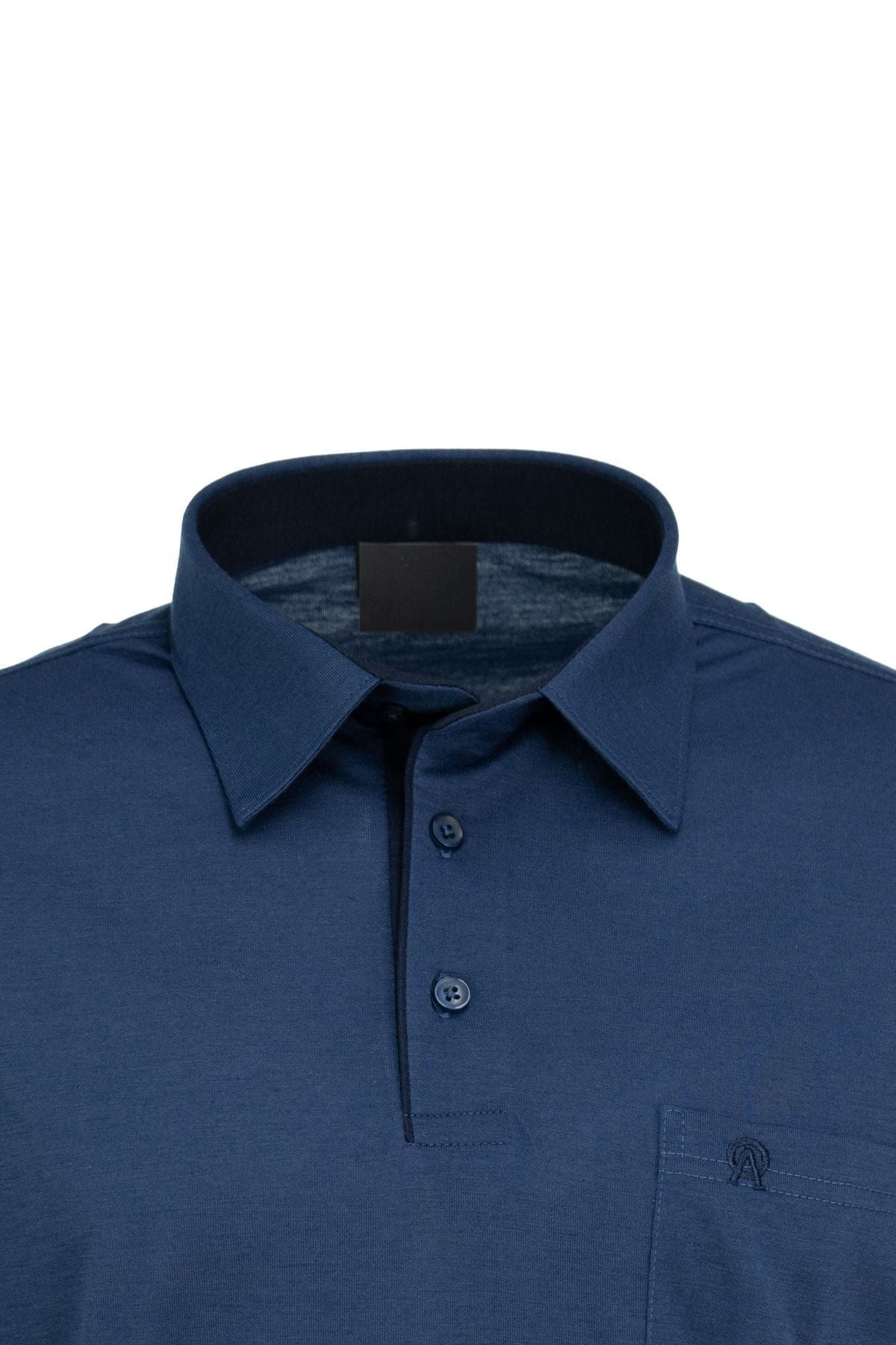 Erkek Cepli Kısa Kollu Düz Renk Normal Kesim Pamuklu Kumaş Gömlek Yaka T-shirt